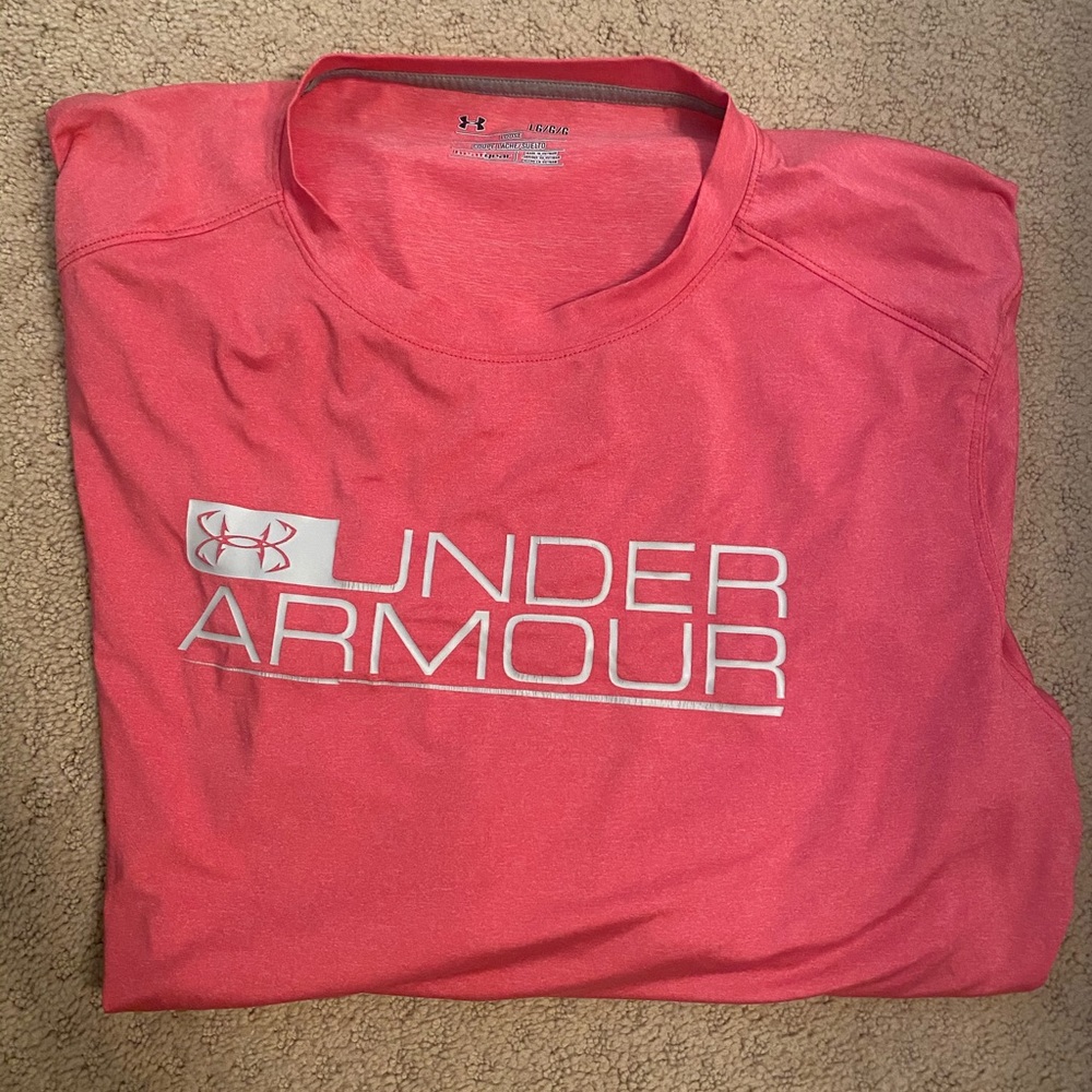 Under Armour Dri Fit Red Long Sleeve